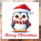 Kerstpinguïn Window Cling Raamsticker (Vel 2)