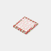 Kerstpinguïns achtergrond post-it® notes (Schuin)