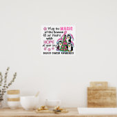 Kerstpinguïns borstkanker poster (Keuken)