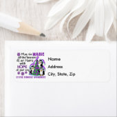 Kerstpinguïns Cystic Fibrosis Etiket (Insitu)