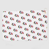 Kerstpinguïns Golfhanddoek (Horizontaal)