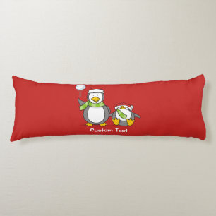 kerstpinguïns lichaamskussen