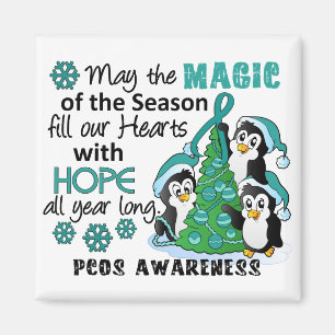 kerstpinguïns PCOS Magneet