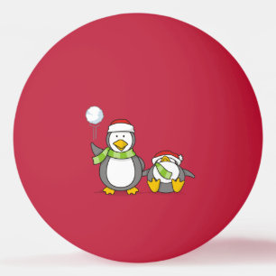 kerstpinguïns pingpongballen