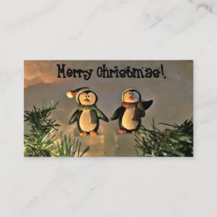 Kerstpinguïns Visitekaartje