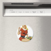 KerstPinup Magneet (Insitu (Vaatwasser))