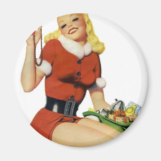 KerstPinup Magneet