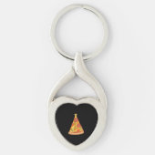 kerstpizza sleutelhanger (Voorkant)