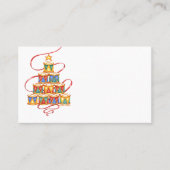 Kerstplaatskaarten Boom van Trommels Plaatskaartje (Voorkant)