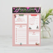 Kerstplanner PDF – Afdrukbare Vakantieplanner Kaart (Staand voorkant)