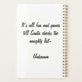 kerstplanner planner (Achterkant)