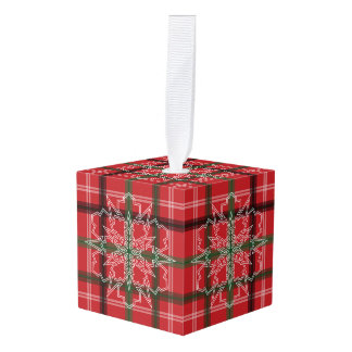 Kerstpleister Kubus Ornament
