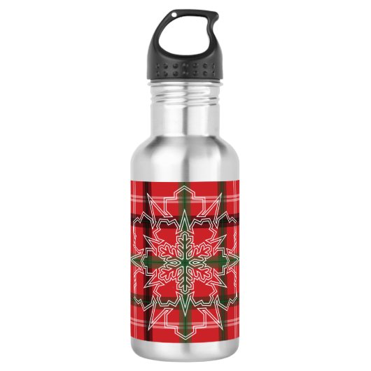 Kerstpleister Waterfles (Voorkant)
