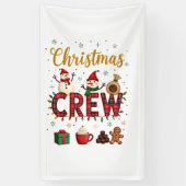 Kerstploeg (1) spandoek (Verticaal)
