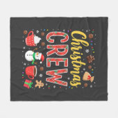Kerstploeg (2) fleece deken (Voorkant (Horizontaal))