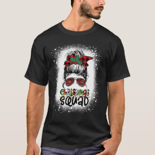 Kerstploeg Kerstboom Lichtjes Luipaard Rommelige K T-shirt