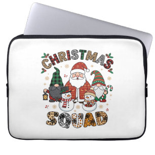 Kerstploeg Kerstman Kabouters Sneeuwmannen Luipaar Laptop Sleeve