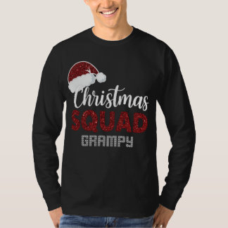 Kerstploeg Opa Bijpassende Kerst Morsige Pyjama T-shirt