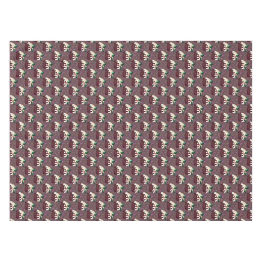 Kerstplum Pudding Tafelkleed (Voorkant (Horizontaal))