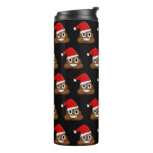 kerstpoep thermosbeker (Gedraaid links)