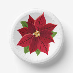 Kerstpoinsettia Papieren Kommen