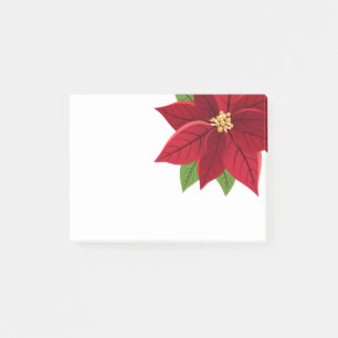 Kerstpoinsettia Post-it® Notes