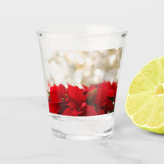 Kerstpoinsettia Shot Glas