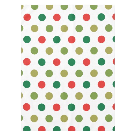 kerstpoka Dots Tafelkleed (Voorkant)
