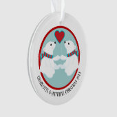 Kerstpoly Beer - Persoonlijke foto Ornament (voorkant)