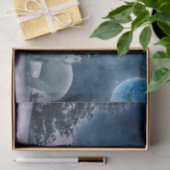 Kerstpoly Beer Santa Snow Scene Tissuepapier (Geschenk)