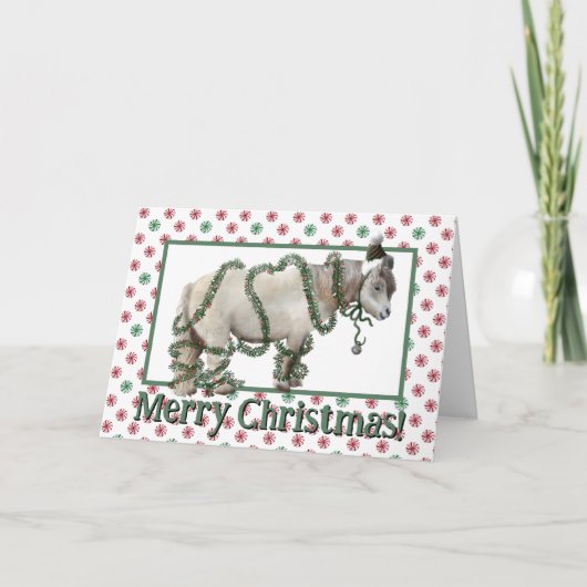 Kerstpony Kaart (Voorkant)