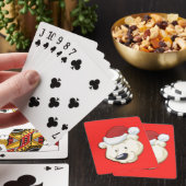 Kerstpoolbeer Pokerkaarten (Insitu)