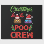kerstpoolokreet Emoji Cadeaupapier (Vlak)