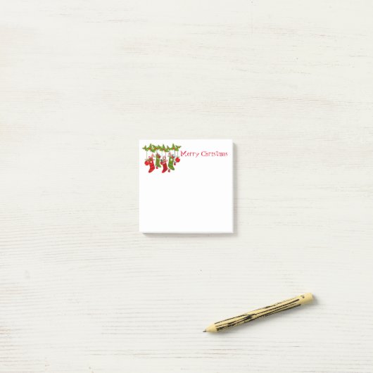 Kerstpost-it-Notes Post-it® Notes (Op bureau)