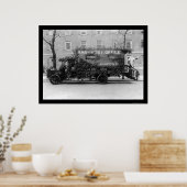 Kerstpost Kantoor Truck 1921 Poster (Keuken)