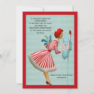 kerstpost  Wenskaart Feestdagenkaart