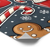 Kerstposter Poster (Hoek)