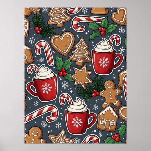 Kerstposter Poster (Voorkant)