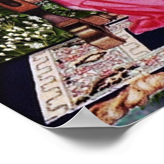  kerstPoster Poster (Hoek)