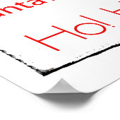 kerstPoster Poster (Hoek)