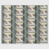 kerstpostzegels  cadeaupapier (Vlak)