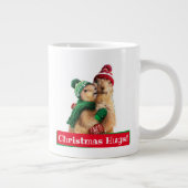 Kerstprairie Dogs Extra Grote Beker (Rechts)