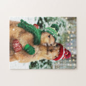 Kerstprairie Dogs Legpuzzel (Horizontaal)