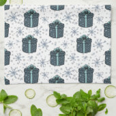 kerstpresentatiepatroon theedoek (Gevouwen)