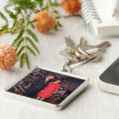 KerstPresident John & Jacqueline Kennedy Sleutelhanger (Zijkant)