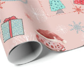 Kerstpret Cadeaupapier (Rol Hoek)
