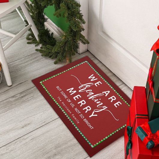 Kerstpret Fun Grappig Deurmat