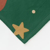 Kerstpret Fun met Gemberkoek Fleece Deken (Hoek)