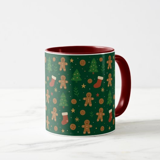Kerstpret Fun met Gemberkoek Mok (Voorkant rechts)