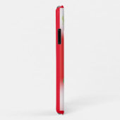 Kerstpret rood wit met tekst Case-Mate iPhone case (Achterkant/rechts)